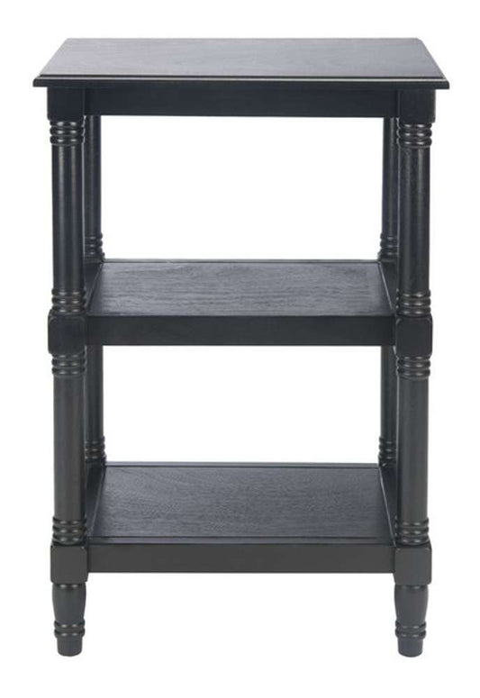 Safavieh - Cassie 3 Shelf Accent Table - Black - ACC5715B veiw 1