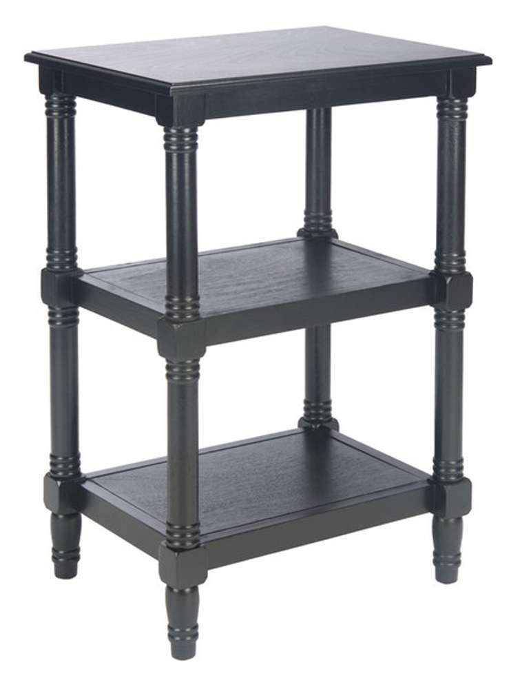 Safavieh - Cassie 3 Shelf Accent Table - Black - ACC5715B veiw 4