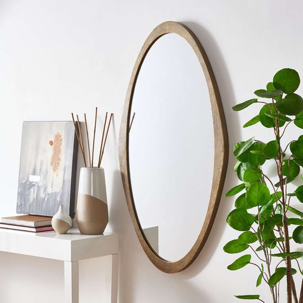 Safavieh - Cassini 25in Mirror - Brass - MRR8002B veiw 2