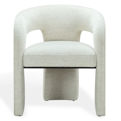 Safavieh - Catharia Chenille 3 Leg Dining Chair / Taupe - SFV4602G view 1