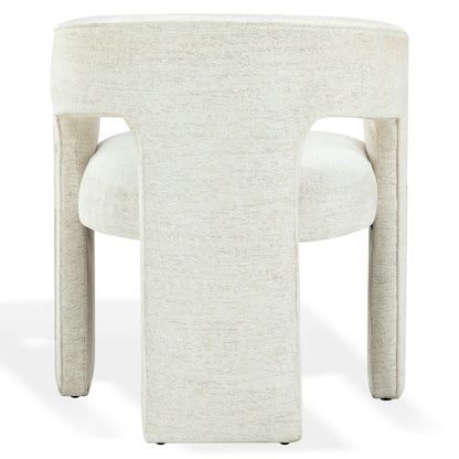Safavieh - Catharia Chenille 3 Leg Dining Chair / Taupe - SFV4602G view 5