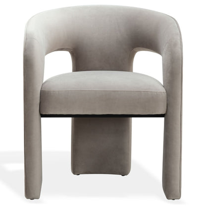 Safavieh - Catharia Velvet 3 Leg Dining Chair / Light Brown - SFV4602D view 1