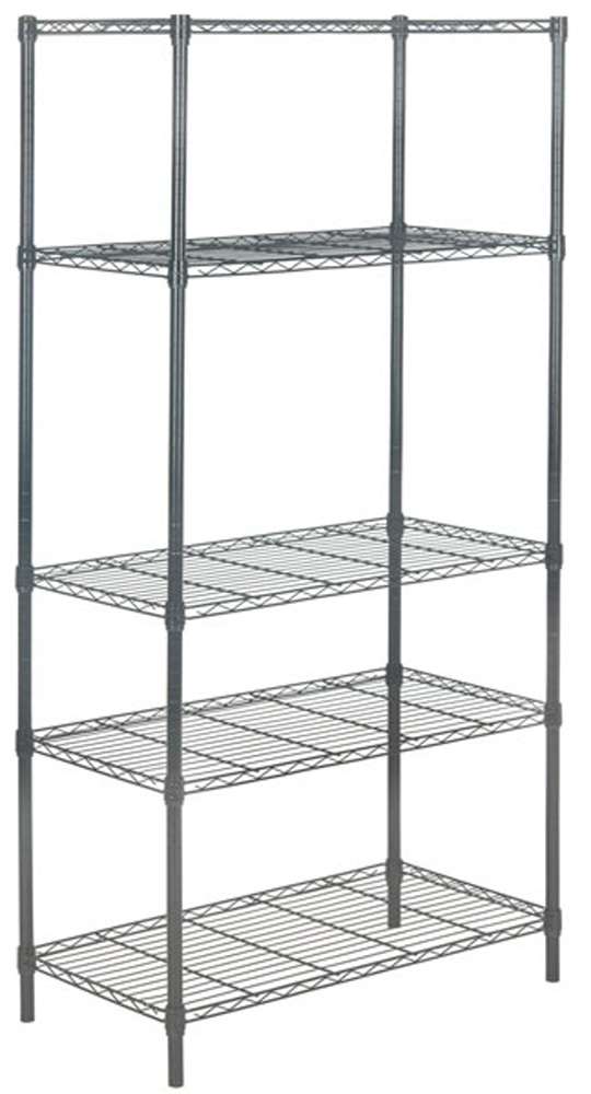 Safavieh - Ceasar 5 Tier Adjustable Rack - Chrome - HAC1006A veiw 3