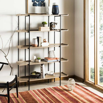 Safavieh - Cecilia Etagere - Oak - Black - FOX4271A veiw 3