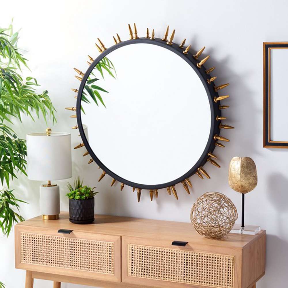 Safavieh - Ceinth 32in Mirror - Black - MRR3038A veiw 2