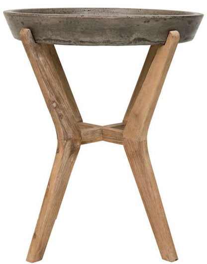 Safavieh - Celeste In/Outdoor Accent Table - Dark Grey - VNN1012A veiw 1