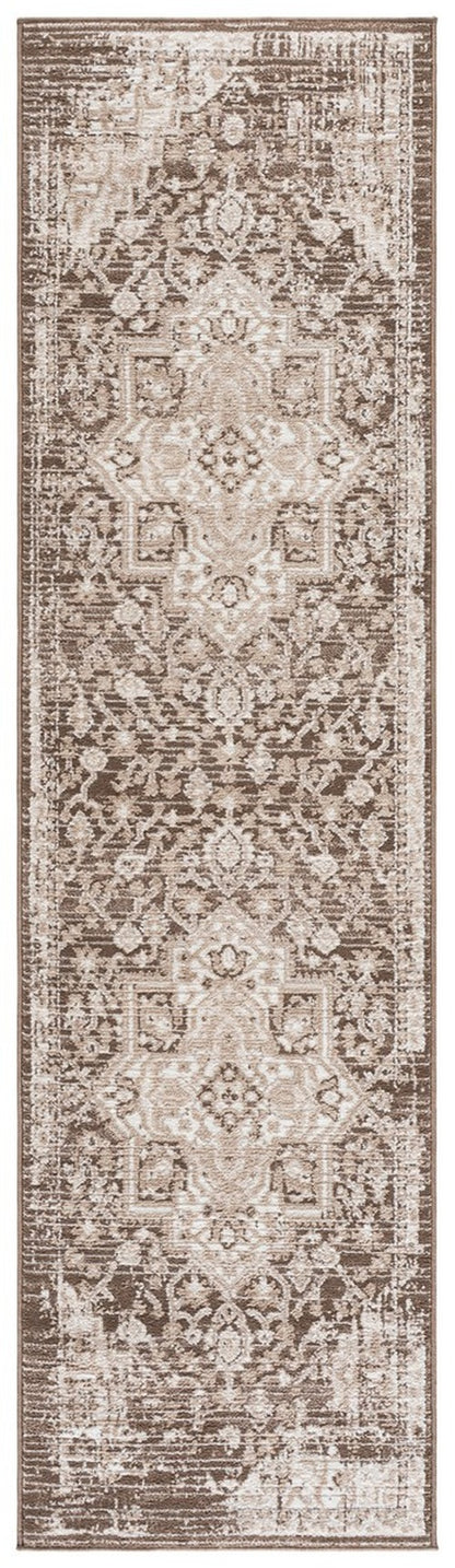 Safavieh - Chamber 202T Brown / Ivory - 2.2" X 8" - CHM202T-28 view 1