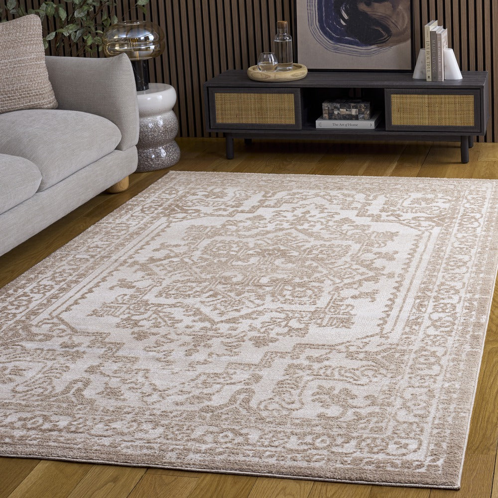 Safavieh - Chamber 210E Ivory / Light Brown - 4" X 6" - CHM210E-4 view 2
