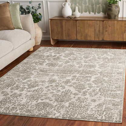 Safavieh - Chamber 212W Ivory / Green Beige - 9" X 12" - CHM212W-9 view 2