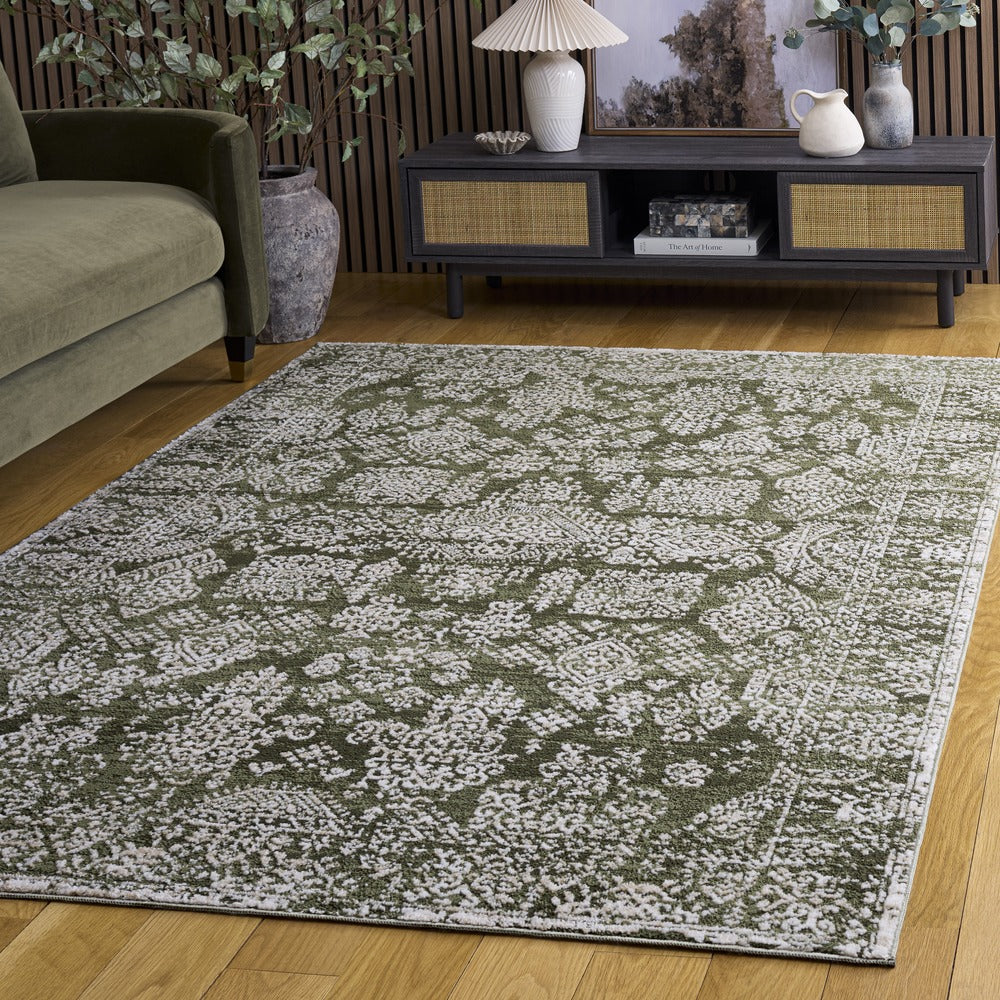 Safavieh - Chamber 212Y Green / Ivory - 9" X 12" - CHM212Y-9 view 2