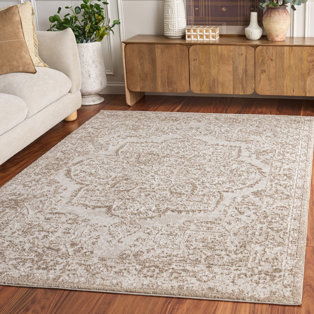 Safavieh - Chamber 214A Ivory / Light Beige - 5.3" X 7.6" - CHM214A-5 view 2