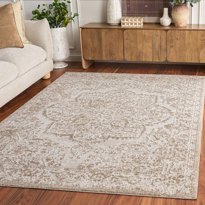 Safavieh - Chamber 214A Ivory / Light Beige - 5.3" X 7.6" - CHM214A-5 view 2
