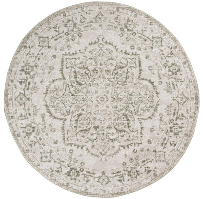 Safavieh - Chamber 214W Ivory / Green - 6.7" X 6.7" - CHM214W-7R view 1