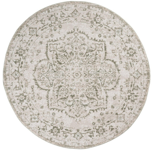 Safavieh - Chamber 214W Ivory / Green - 6.7" X 6.7" - CHM214W-7R view 1