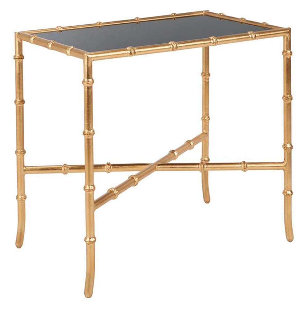 Safavieh - Chandler Accent Table - Gold - Glass - FOX2513A veiw 3