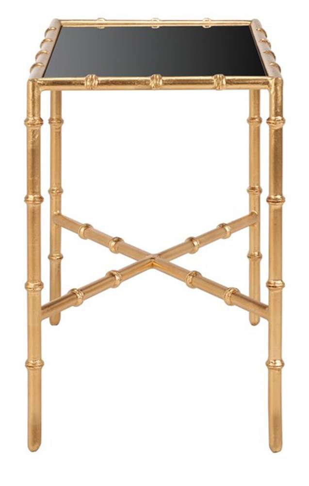 Safavieh - Chandler Accent Table - Gold - Glass - FOX2513A veiw 4