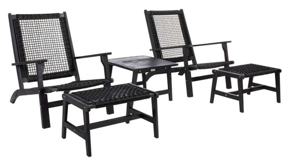 Safavieh - Chantelle Living Set - Black - Black - PAT7076C veiw 4