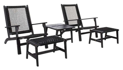 Safavieh - Chantelle Living Set - Black - Black - PAT7076C veiw 4