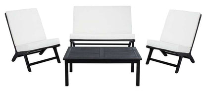 Safavieh - Chaston 4 Pc Living Set - Black - Beige - PAT7044G veiw 1
