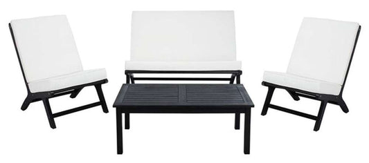 Safavieh - Chaston 4 Pc Living Set - Black - Beige - PAT7044G veiw 1