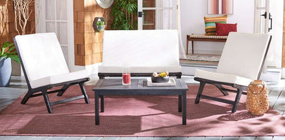 Safavieh - Chaston 4 Pc Living Set - Black - Beige - PAT7044G veiw 2