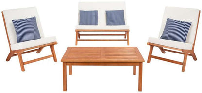 Safavieh - Chaston 4 Pc Living Set - Natural - Bge + Thn Stp P - PAT7044D veiw 1