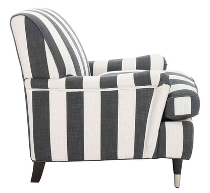 Safavieh - Chloe Club Chair - Black - White - MCR4571H veiw 3