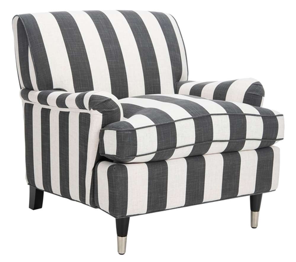 Safavieh - Chloe Club Chair - Black - White - MCR4571H veiw 4