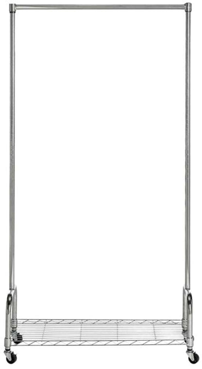 Safavieh - Christian Single Rod Clothes Rack - Chrome - HAC1020A veiw 1