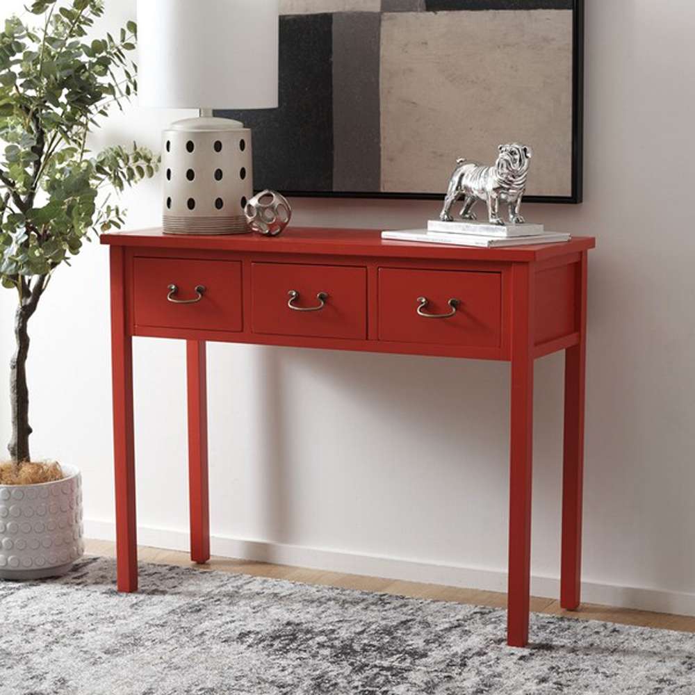 Safavieh - Cindy Console - Red - AMH6568F veiw 3