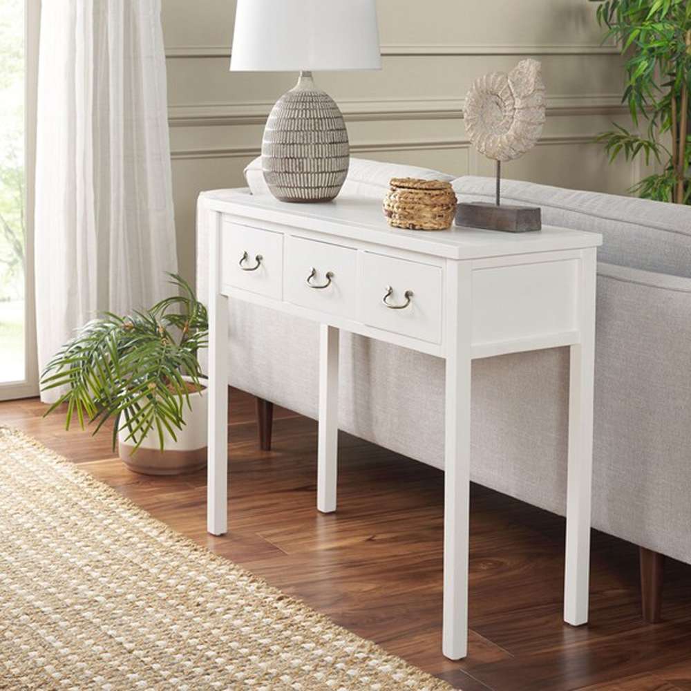 Safavieh - Cindy Console - White - AMH6568C veiw 3