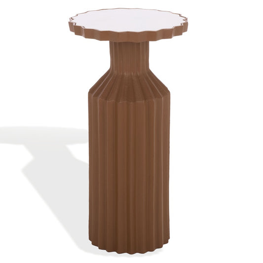 Safavieh - Cindylyn Concrete Top Accent Table / Brown / White - SFV6810C view 1