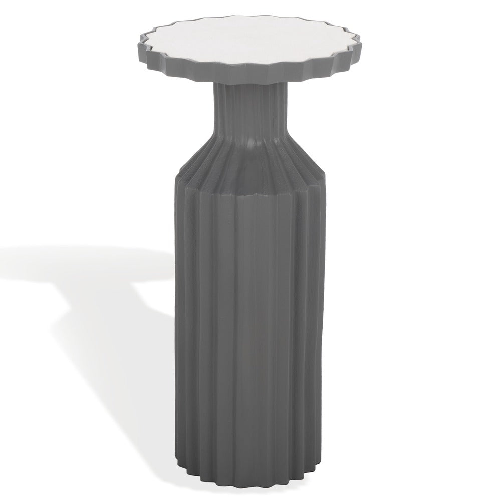 Safavieh - Cindylyn Concrete Top Accent Table / Grey / White - SFV6810A view 1