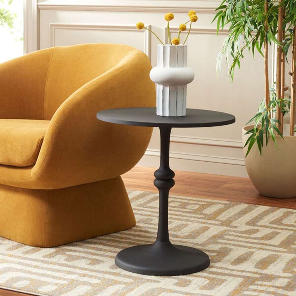 Safavieh - Ciri Round Accent Table - Black - ACC4615A veiw 2