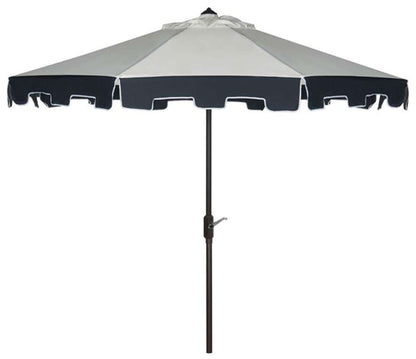 Safavieh - City Fashion 9Ft Umbrella - Natural - Navy - PAT8005A veiw 1