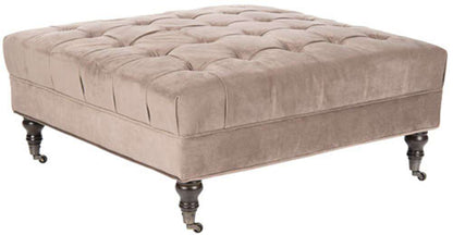 Safavieh - Clark Cocktail Ottoman - Mushroom - MCR4654E veiw 3