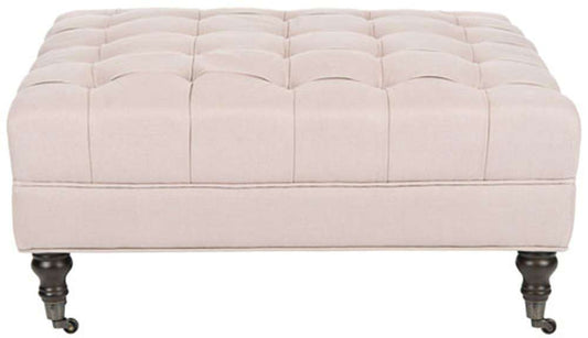 Safavieh - Clark Cocktail Ottoman - Taupe - MCR4654C veiw 1