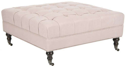 Safavieh - Clark Cocktail Ottoman - Taupe - MCR4654C veiw 3