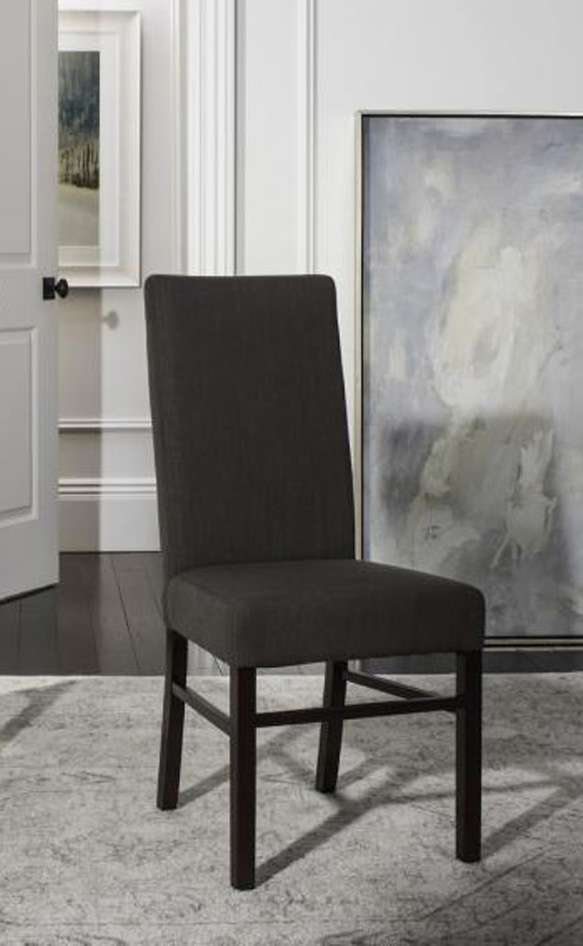 Safavieh - Classic Side Chair - Charcoal  (Set of 2) - HUD8205J-SET2 veiw 1