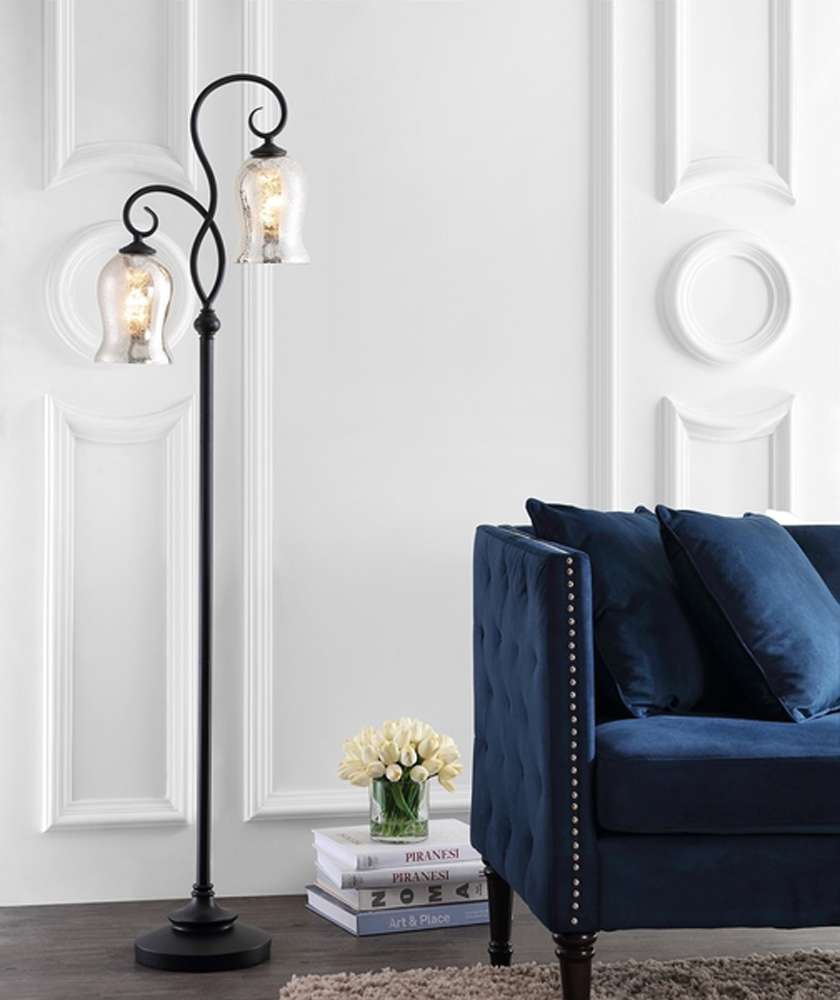 Safavieh - Claudia Floor Lamp - Black - FLL4058A veiw 2