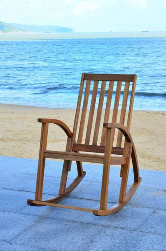 Safavieh - Clayton Rocking Chair - Teak - PAT7003A veiw 2