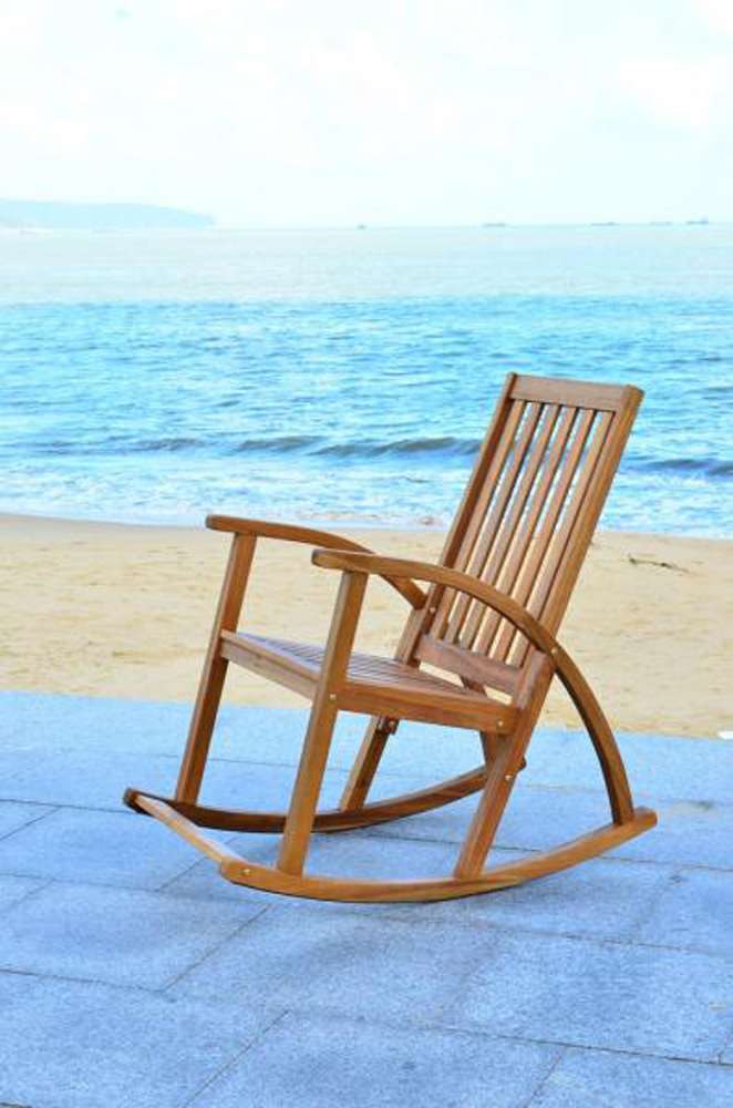 Safavieh - Clayton Rocking Chair - Teak - PAT7003A veiw 3