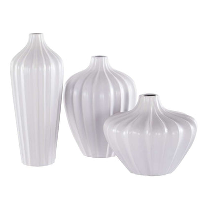 Safavieh - Clea Ceramic Vase - Ivory - RDC4018A-SET3 veiw 1