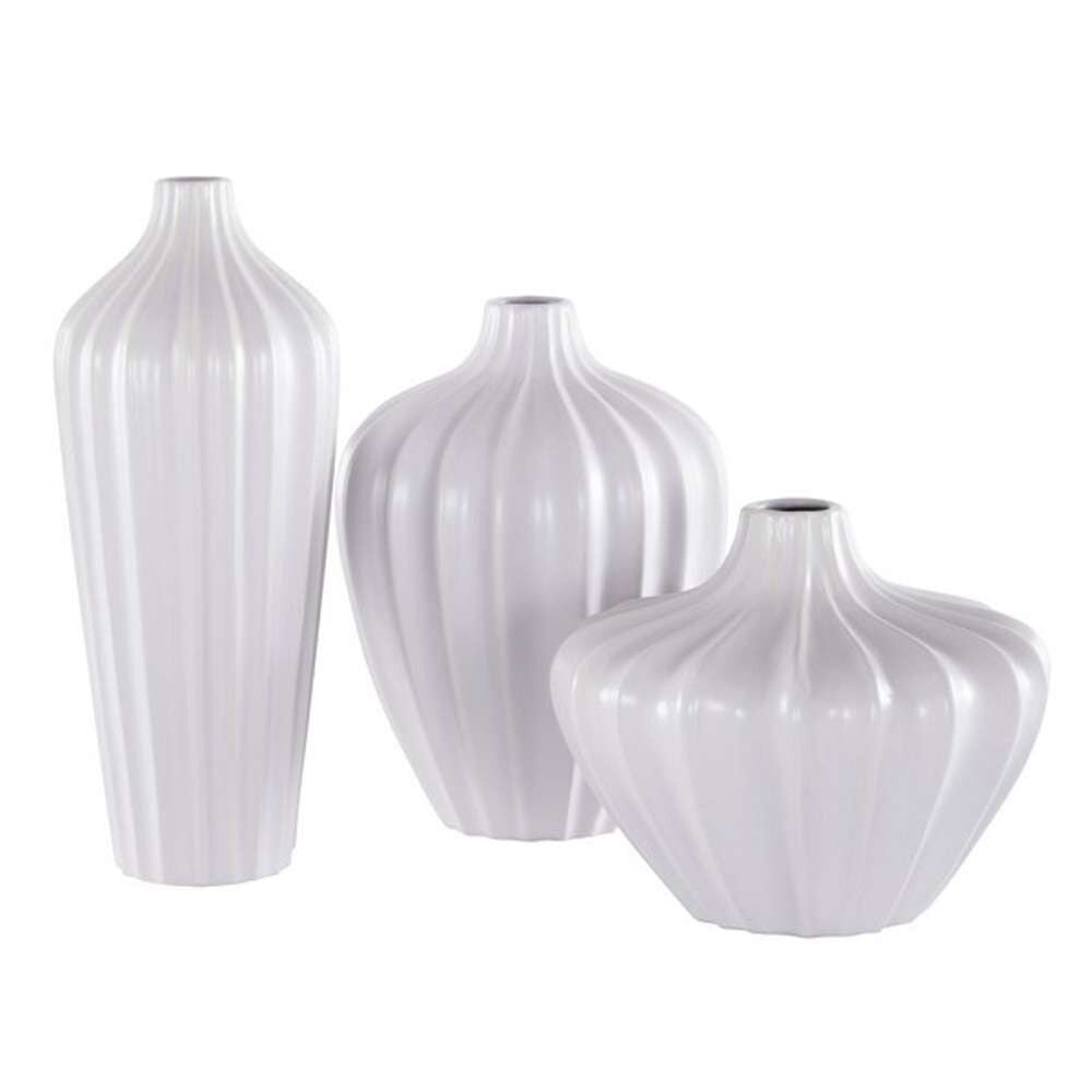 Safavieh - Clea Ceramic Vase - Ivory - RDC4018A-SET3 veiw 4