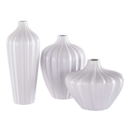 Safavieh - Clea Ceramic Vase - Ivory - RDC4018A-SET3 veiw 4