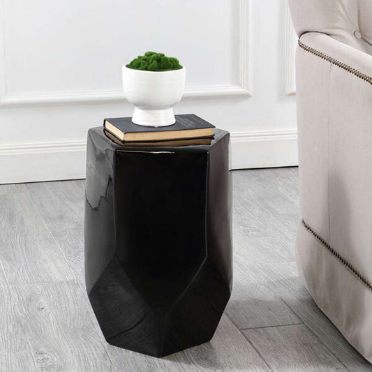 Safavieh - Cleonia 17.75in Garden Stool - Black - ACS4596B veiw 1