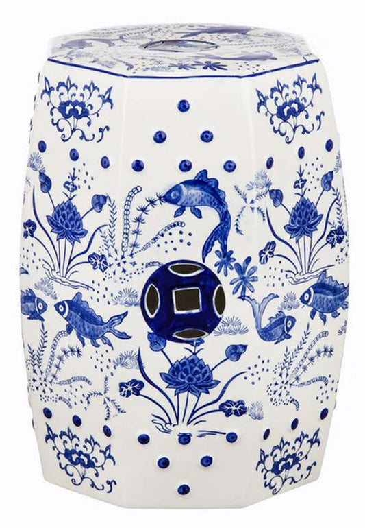 Safavieh - Cloud 9 Garden Stool - Blue - ACS4557A veiw 1