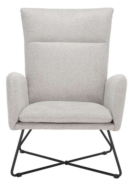 Safavieh - Coleman Arm Chair - Light Grey - ACH5106A veiw 1