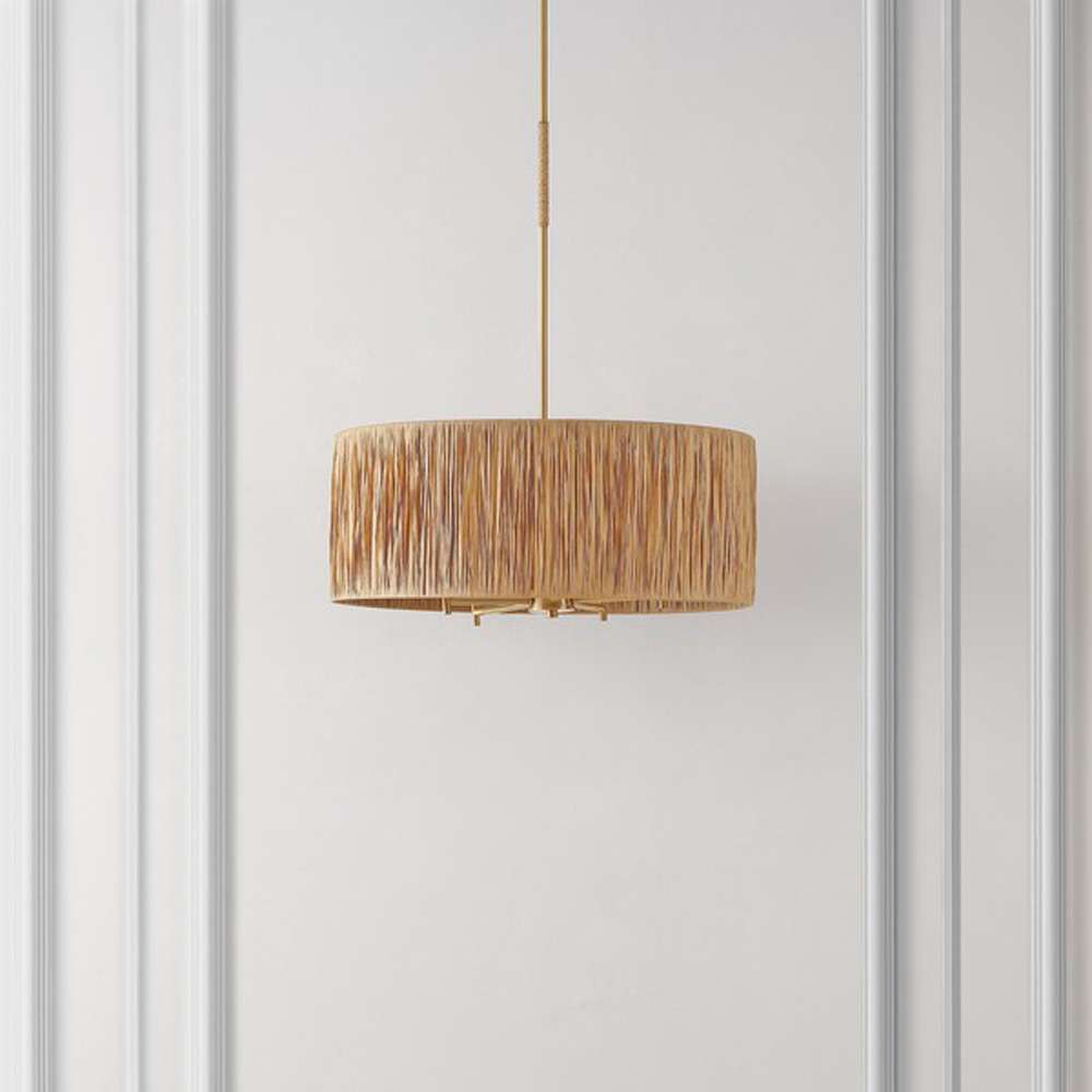 Safavieh - Colessa 5 Lt 24in Pendant - Natural - Gold - PND4187A veiw 1