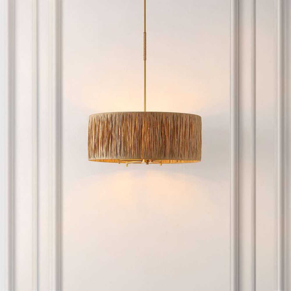 Safavieh - Colessa 5 Lt 24in Pendant - Natural - Gold - PND4187A veiw 2